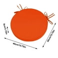 thumbnail image 5 of Round Outdoor Chair Cushion Polyester Seat Pad Non Support for Garden Patio Furniture Comfortable Durable, 5 of 9