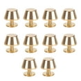thumbnail image 1 of 10Pcs Feet Nailhead Purse Handbag Luggage Flat Stud Rivet 12mm Brass Material Leather Craft, 1 of 11