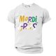 thumbnail image 2 of Casual Summer Tops Carnaval Impreso de Manga Corta Cuello Redondo, Poliéster Ligero para la Fiesta de Verano de Primavera, 2 of 9