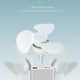 thumbnail image 4 of USB Fan DC5V Ceiling Fan 360 Degree Adjustment Low Noise Electric Fan Indoor Cooling Fan for Noteboo, 4 of 5