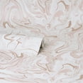 thumbnail image 3 of InHome Blush Marble Swirl Peel & Stick Wallpaper, 3 of 6