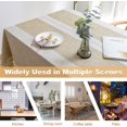 thumbnail image 4 of Table Cloth,Shrink-Proof Tablecloth Coffee Table Clothes Cotton Linen Dust-Proof Table Cover with Tassels Wrinkle-Proof Table Cloth for Party Kitchen Dinning Table Decoration ( Square,55’’ x 55’’ ), 4 of 7