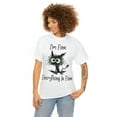 thumbnail image 4 of I'm Fine, Every Thing is Fine Unisex Heavy Cotton Tee, 4 of 9
