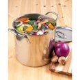 thumbnail image 4 of Bilot Medium Stainless Steel Prep N Cook Stockpot, 20 Quart, Silver, 4 of 4