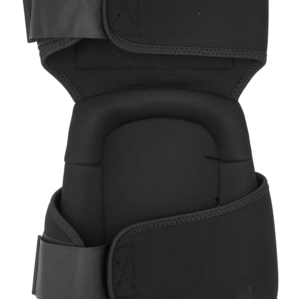 FENGFAN Heavy Duty Work Knee Pads Gel Foam Anti-Slip with Extension Straps Black Orange 1 Pair