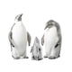 thumbnail image 5 of Figura de pingüino, obras de arte decorativas, escultura de Animal, decoración del hogar para estantería, entrada, sala de estar, regalo de decoración Familia Argenta, 5 of 9