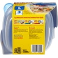 thumbnail image 4 of Contenedores de Almacenamiento de alimentos Gladware 42 Oz Cuadrado Grande 3 Unidades, 4 of 9