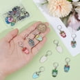 thumbnail image 2 of 20 Pcs Enamel Crochet Stitch Marker 1.5inch Alloy Enamel Stitch Marker Owl Removable Crochet Charms, 2 of 4