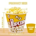 thumbnail image 2 of 25 Pack Large Popcorn Buckets 85 oz Popcorn Tubs Popcorn Boxes Disposable Popcorn Bowls Cardboard Popcorn Containers for Movie Night, Home, Movie Theaters, Party, 7 x 6.2 Inches, 2 of 4