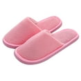 thumbnail image 1 of Zapatillas antideslizantes, cálidas, de algodón, zapatos de piso de felpa, zapatillas de invierno para interior, para hombre y mujer, 1 of 6