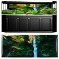 thumbnail image 4 of Aquarium Poster,PVC Adhesive Jungle Waterfall Fish Tank Decoration Fish Tank Poster High-Precision Functionality, 4 of 11