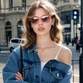 thumbnail image 2 of KANASTAL Sunglasses for Women Men Polarized Pink Mirrored Designer Ladies Sun Glasses UV400 Fashion Square Pink Frame Driving Fishing Travel Summer Beach, 2 of 7