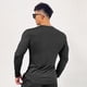 thumbnail image 5 of Camiseta informal de manga larga para hombre, Camisa lisa para gimnasio, Fitness, culturismo, Tops de moda para hombre, ropa de rayas delgadas, Otoño e Invierno, 5 of 5
