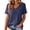 Navy#0731F&07, variant on Garbnen Short Sleeve Shirts for Women Loose Fit Womens V Neck Tops Casual Basic Summer Solid Color Y2k Women's Tunic Tops Gray XL