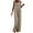 Khaki, variant on Sawvnm Jumpers for Women with Pockets Casual Cold Shoulder Jumpsuit Solid Button Suspender Jumpsuits Wide Pocket Leg Pant Jumpsuit