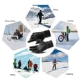 thumbnail image 4 of ddioayh Liquidation Gants d'Hiver Femmes Hommes Doublures de Gants de Ski Thermiques Écran Tactile Parfaits pour Cyclisme Course Conduite Randonnée Marche Textos Congélateur Travail, 4 of 9