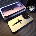 thumbnail image 1 of Dirt-Resistant, Stylish Three-Color Cross Mobile Phone Case For iPhone 7/8, For iPhone X/XS, For iPhone 11/11 Pro Max, For iPhone 12/12 Pro/12 Pro Max, For iPhone 13/13 Pro/13 Pro Max, For iPhone 14/1, 1 of 5
