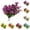 Colorful, variant on CHENjy 2pcs Artificial Silk Flowers, Faux Flowers for Vase, Outdoor Spring Decoration, Realistic Floral Arrangements for Courtyard and Garden Porch, Red Lotus