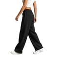 thumbnail image 4 of Nfurl Women's Barrel Sweatpants Drawstring Elastic Waist Wide Leg Baggy Sweatpant with Pockets Fall Winter Trendy Casual Going Out Sweat Pants Trousers Black,S, 4 of 9