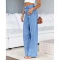 thumbnail image 4 of Women High Waisted Jeans Straight Leg Casual Denim Pants, 4 of 5