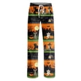 thumbnail image 4 of Womens Halloween Comfy Pajama Pants Pumpkin Print Casual Elastic Waist Pjs Sleep Pants, 4 of 5
