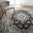 thumbnail image 4 of Home Dynamix Premium Sakarya Traditional Medallion Area Rug, Brown/Ivory, 7'9"x10'8", 4 of 6