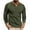 Army Green, variant on LYXSSBYX Long Sleeve Shirts for Men Men's Contrast Color Slim Long Sleeve Standing Neck Button Pocket Casual Sports T-Shirt Blouse