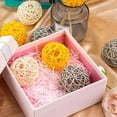 thumbnail image 4 of Decorative Balls for Bowl Centerpiece,16PCS Large Rattan 2.8 Inch Yellow Wicker Orbs Spheres, 4 of 6