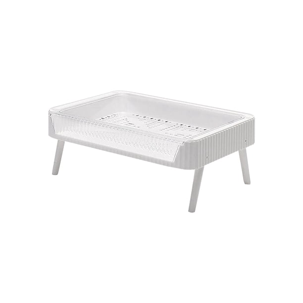 Injueey Soporte de estante plegable desmontable multifuncional olla caliente de verduras organizador de almacenamiento de alimentos estante 1 Almacenamiento y organización del hogar 1 pieza pequeña