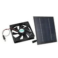 Solar Powered Fan Waterproof IP65 20 Conversion Rate Mini Exhaust Fan