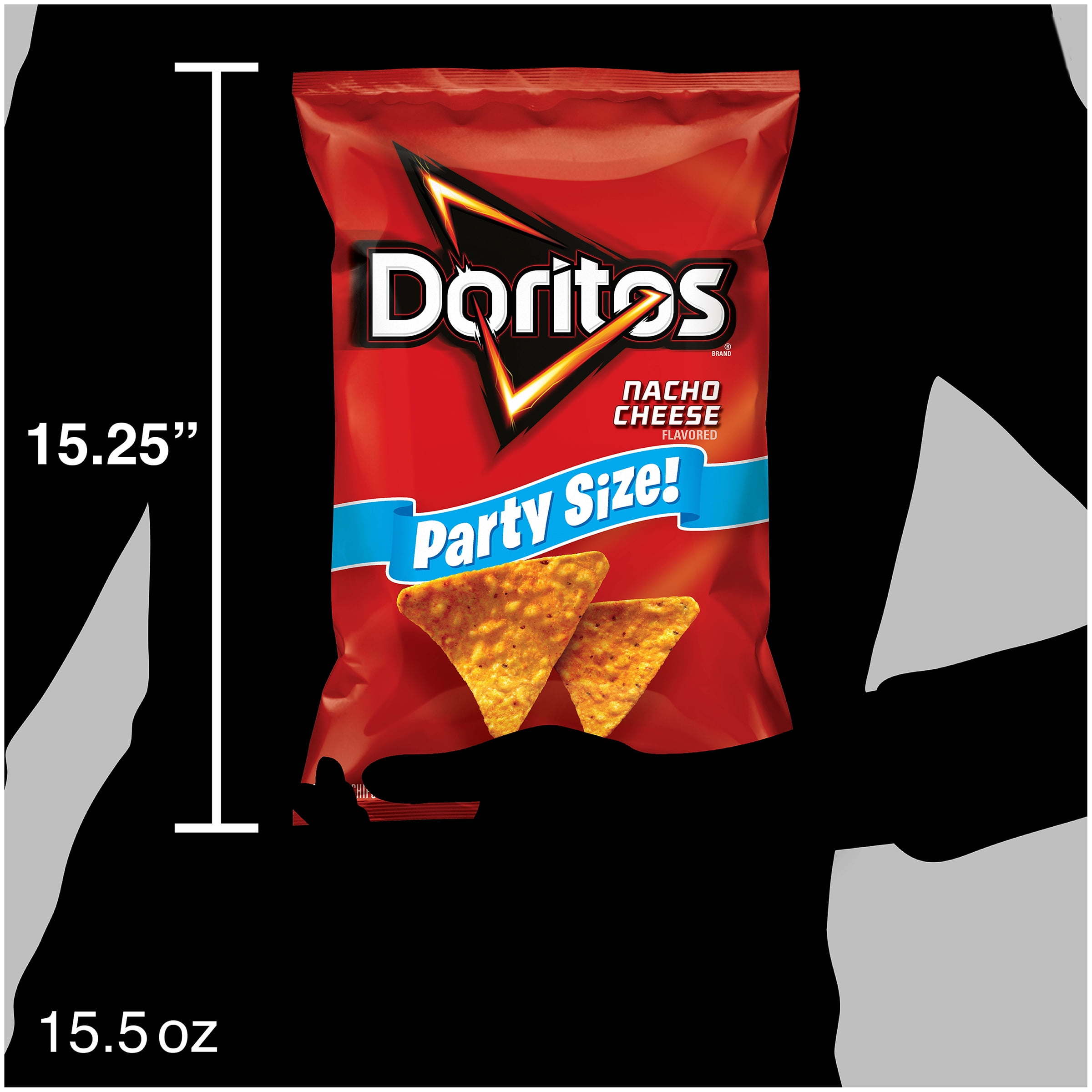 Doritos Nacho Cheese Party Size, 15.5 Oz. 