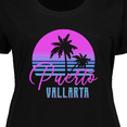 thumbnail image 4 of Inktastic Retro 80s Puerto Vallarta Women's Plus Size T-Shirt, 4 of 5