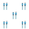 thumbnail image 3 of Cateissary Venta caliente 18.5cm 5V2.4A Micro USB Cable Nylon Trenzado Carga rápida Teléfono móvil USB Cable para Type5 NO5, 3 of 4