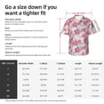 thumbnail image 4 of Picia Purple Watercolor Flowers Gentle Cotton Regular Fit Short Sleeve Casual Hawaiian Shirt for Men-X-Large, 4 of 9