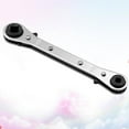 thumbnail image 4 of Shisuyan Clé à Cliquet Réglable Double Tête Ouverture Réversible Outils de Réfrigération Changement Outil de Réparation Automobile (Argent), 4 of 9