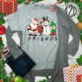 thumbnail image 5 of Tees2urdoor Christmas FRIENDS T-Shirt, Youth Medium, Athletic Heather, 5 of 5
