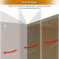 thumbnail image 2 of Push Door Latches 4 Pack Heavy Duty Touch Latch Pop Out Latch for Cabinet Doors Drawer Magnetic Push Latch RV Closet, 2 of 7