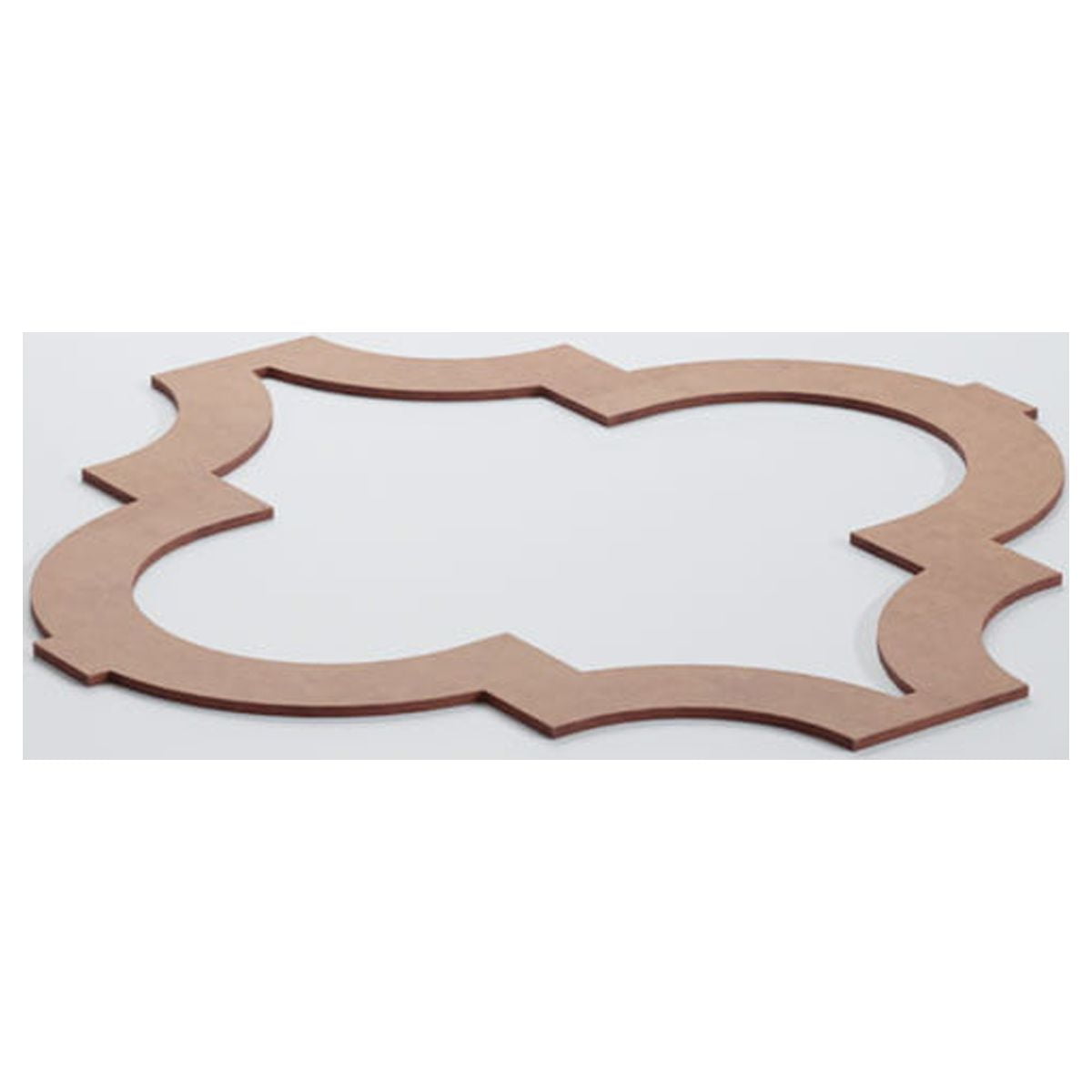 23 3/8"W x 23 3/8"H x 1/4"T Large Marrakesh Decorative Fretwork Wood Wall Panels, Wood (Paint Grade)