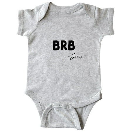 

Inktastic Easter BRB Jesus Gift Baby Boy or Baby Girl Bodysuit