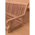 thumbnail image 3 of WholesaleTeak Outdoor Patio Grade-A Teak Wood Porch Garden Giva 6 feet Swing Chair only  (Swing & Sunbrella Cushions sold Separately) #WMSWGV6, 3 of 3