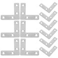 thumbnail image 4 of Bed Flat Bracket Heavy Duty L Bracket For Cabinet Stability 36Set, 4 of 4