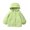 Green, variant on Big Girls Fall Coats Hooded Solid Color Winter Outerwear Soft Windproof Casual Jackets Size 9-10T