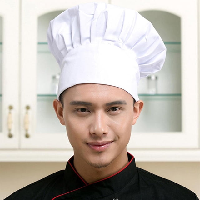 Moldes Para Pastel Gorras de chef panadero unisex Gorra de uniforme de camarero de chef ajustable para cocina de restaurante Likrtyny Para estrenar