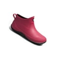 thumbnail image 3 of Crocowalk Women's Fashion Lightweight Safty Rain Boots Waterproof Flat Bootie Kitchen Low Top Work Shoes, 3 of 5