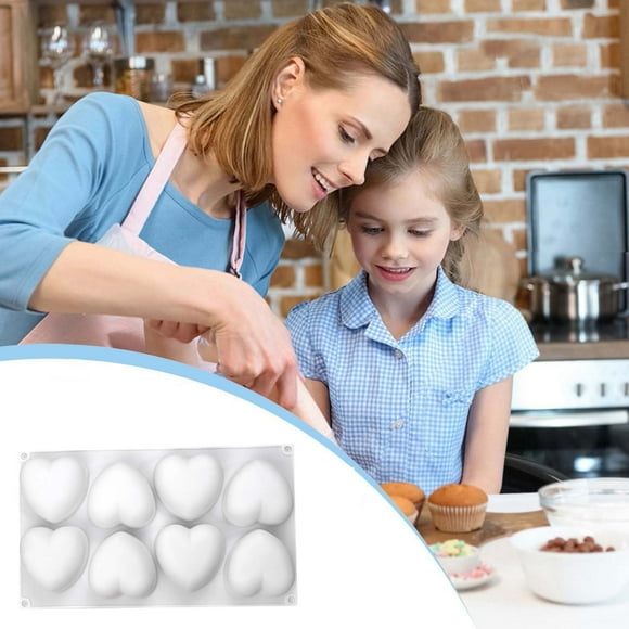 Kitchen Utensils & Gadgets,Love Cake Chocolate Non-Stick Food Grade Molds, Perfect for Chocolate, Candy, Jelly, Ice Cubes, Treats, and Cupcake Baking Molds, Safe for All Food Types, MIANHT