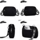 thumbnail image 5 of Bolso Cruzado MAXTOP Pequeño de Pana con Correa Desmontable Negro, 5 of 6