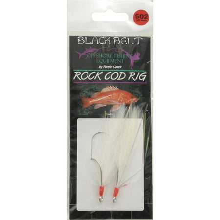 Pacific Catch Rock Cod Rig, White 13oz (Best Rig To Catch Snapper)