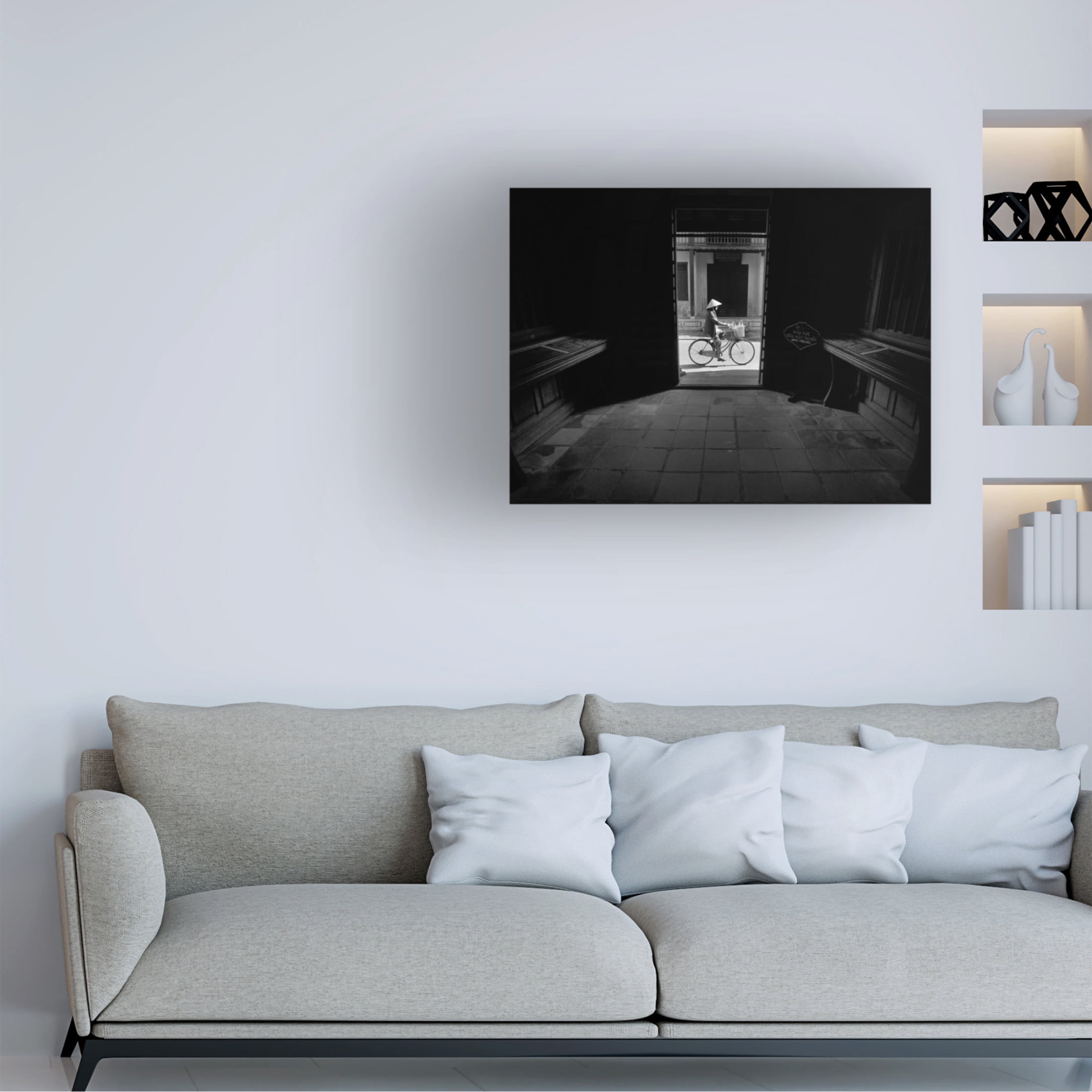 Trademark Fine Art Samara Ratnayake Crossing the doorway Canvas Wall Art