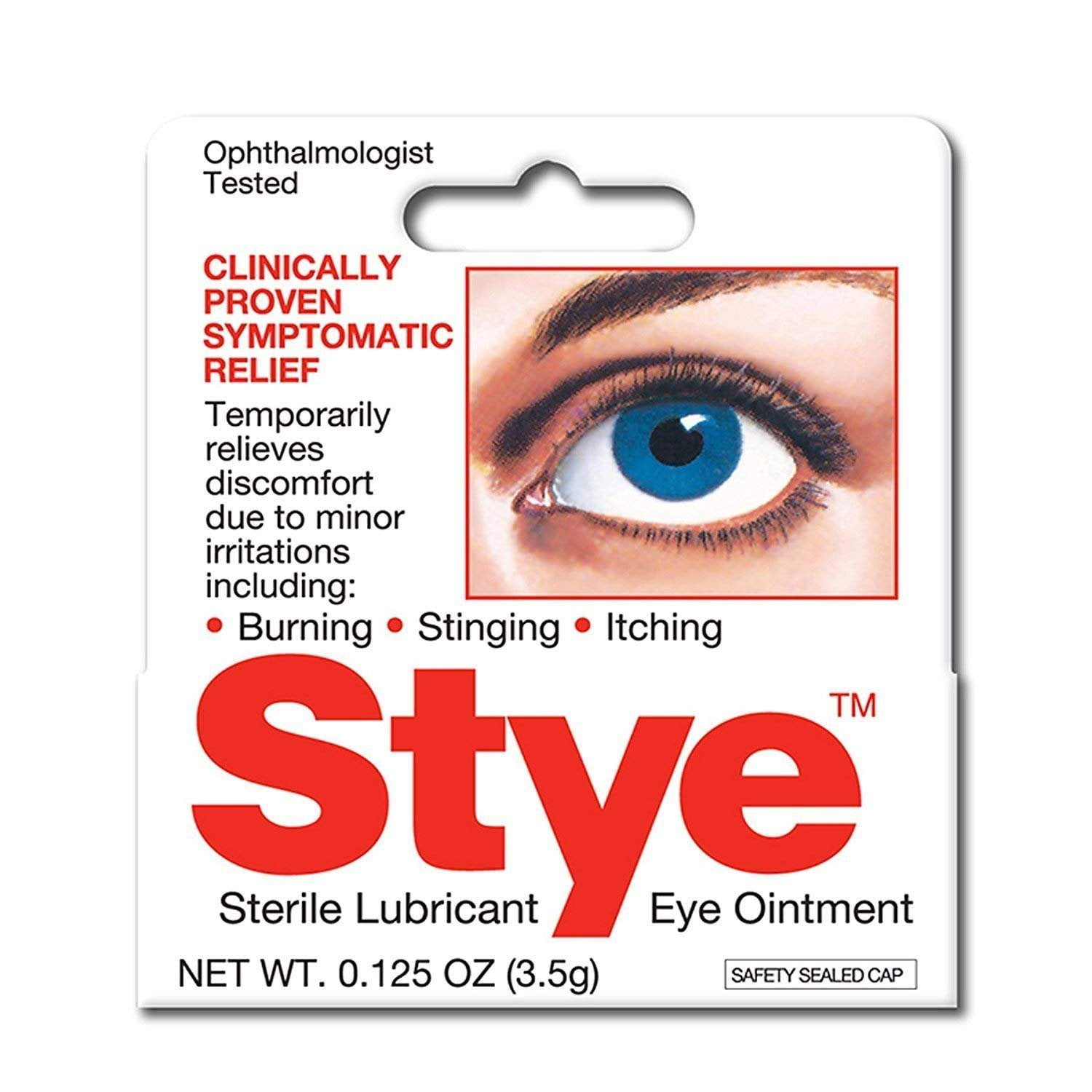 Stye Sterile Lubricant Eye Ointment, 0.125 Oz Pack of 3