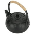 thumbnail image 2 of Gupbes Cast Iron Teapot,0.8L Japanese Style Silver Tortoise Shell Uncoated Durable Tea Kettle With Stainless Steel Infuser For Loose Leaf Tea,Teabags,for Ornament,gift,collection (Anti Rust), 2 of 8